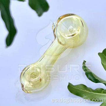 Tubos grav mini tubos de tabaco de color mixto tubería de cuchara de vidrio de bolsillo para fumar tubería de mano